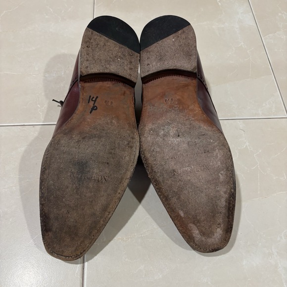 Meermin Mallorca Goodyear Welted Loafers Brown Men\'s 7 1/2 Oxford Dress Shoe